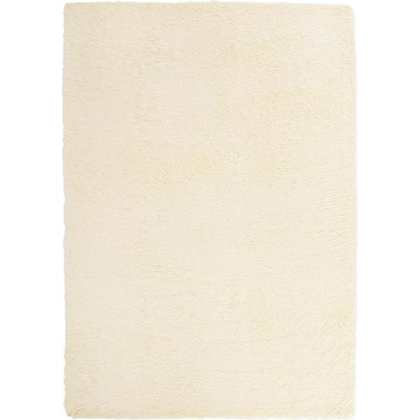 Vidaxl Tappeto Shaggy A Pelo Alto Navarra Crema 240X340 Cm Poliestere-image