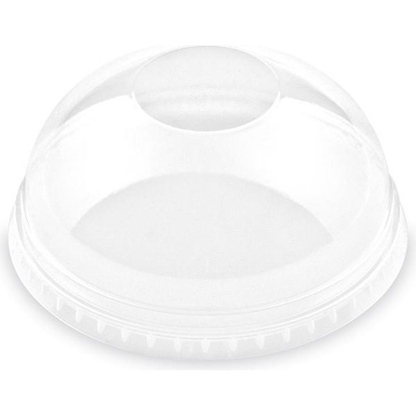 50X Coperchi A Cupola Per Tazze Pet Per Bevande, Frullati E Dessert O95Mm-image