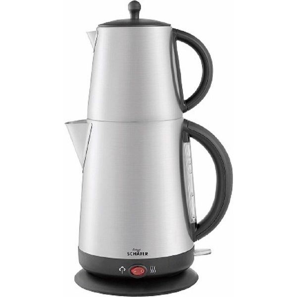 Bollitore Per Tè SchäFer Eds 1,7L Strix 2200W Bollitore Elettrico In Acciaio Inox Per Tè Caymatik Argento-image