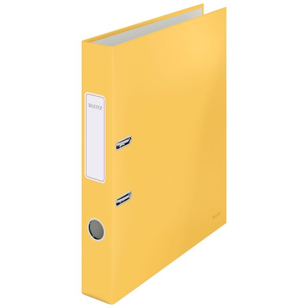 Leitz 1062-00-19 1062 Cartella Di Qualità Cosy Soft-Touch - A4, Stretta, Giallo Opaco-image