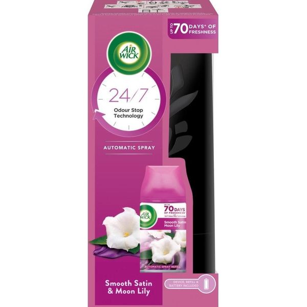 Air Wick Freshmatic + 1 Confezione Di Ricarica Velvet Satin E Lily-image
