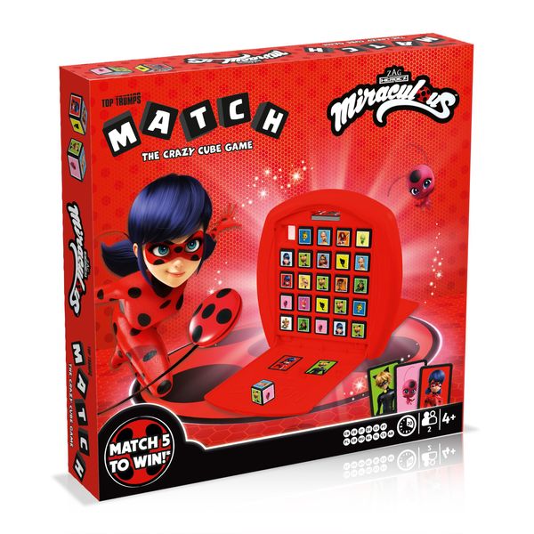 Top Trumps Match Miraculous Gioco Di Dadi Gioco Per Bambini Gioco Di Società Gioco Da Tavolo-image