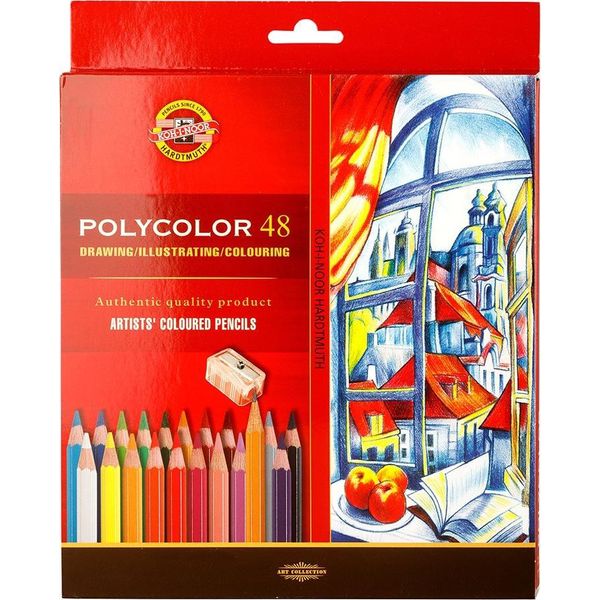 Pastelli A Matita Polycolor 48 Colori Koh-I-Noor-image
