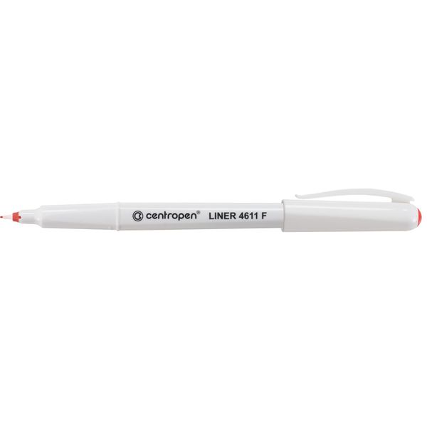Centropen, Penna A Punta Fine 4611, Rossa, 10 Pezzi, 0,3 Mm, Punta In Plastica, Prezzo Al Pezzo-image