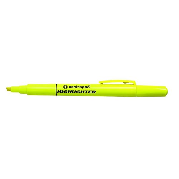 Evidenziatore Centropen 8722 Punta A Cuneo 1,4 Mm Giallo-image