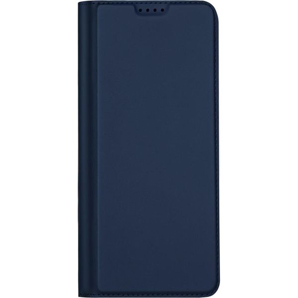 Dux Ducis Skin Pro Cover Per Motorola Moto G32 Flip Card Wallet Stand Blu-image