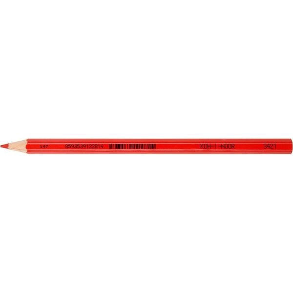 Matite Colorate Koh Office Jumbo - Rosso - Confezione Da 12 Pz-image