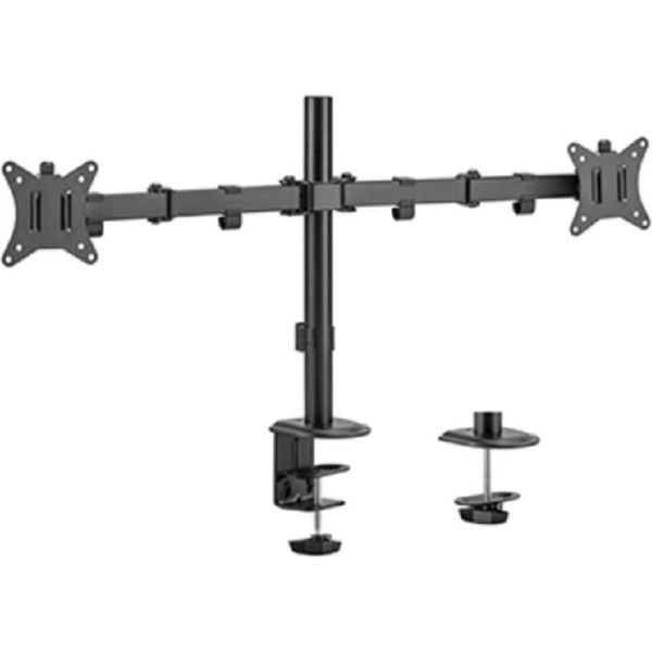 Brateck LDT66-CO24 Supporto Per Monitor Da Tavolo Per 2 Monitor, Nero-image
