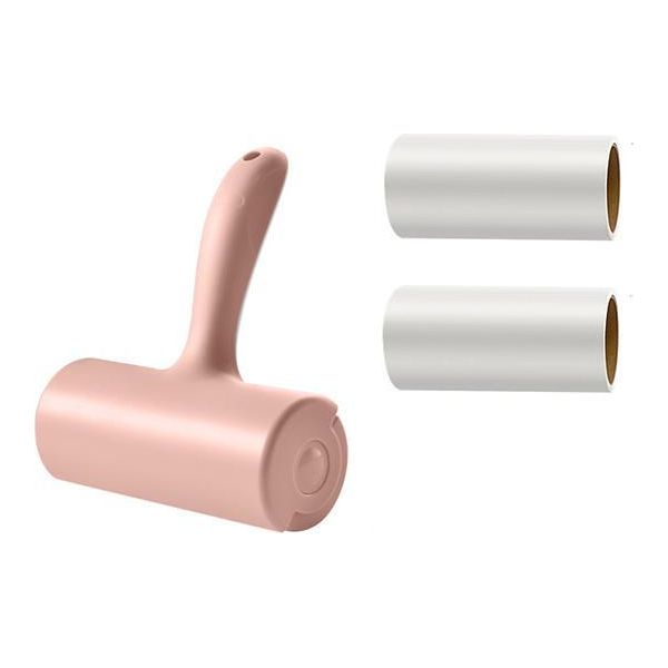 Inf Levapelucchi Da 12 Cm Con 4 Ricariche - Rimuovi Peli Di Animali E Lanugine Rosa-image