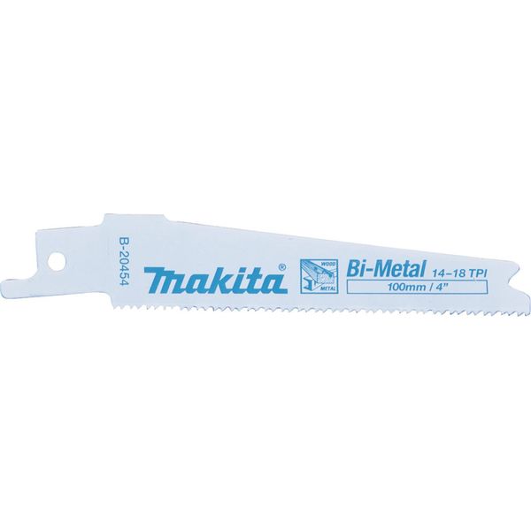 Makita Lama Per Sega Circolare JR100D / JR103D / JR105D 100 Mm - 14 - 18 Tpi - Bi-Metallo - 5 Pz.-image