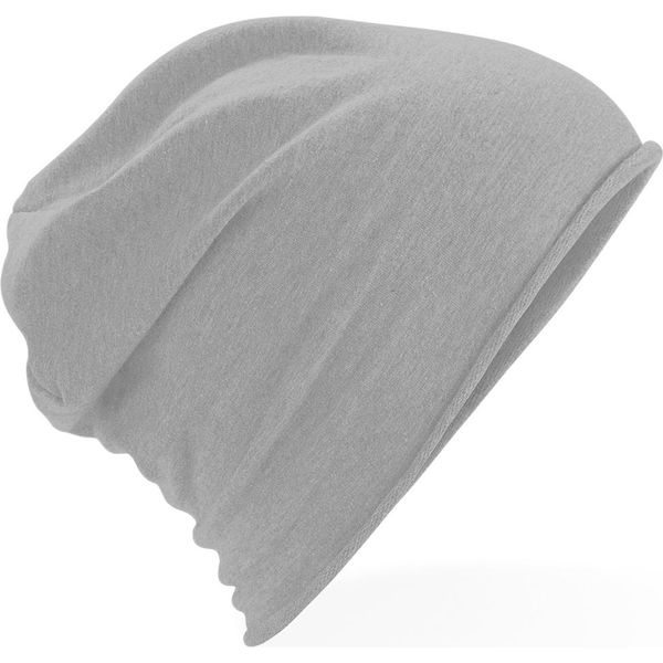 Beechfield Unisex Jersey Beanie / Cappello A Maglia RW4077 (Taglia Unica) (Grigio Chiaro)-image
