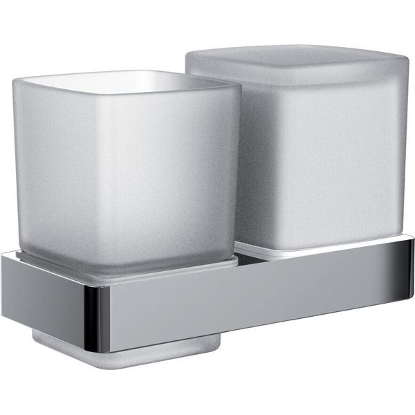 Emco Loft Porte-Verre Et Distributeur De Savon Liquide, Chromé, 053100101, 053100101-image