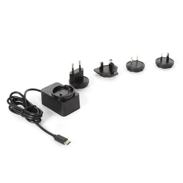 Caricabatterie Universale Con Connettore Usb Tipo C - 5 Vcc - 3 A Con 4 Spine Da Viaggio - 15 W Max.-image