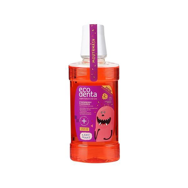 Super+Natural Oral Care Collutorio Alla Fragola Per Bambini 250 - Ecodenta-image