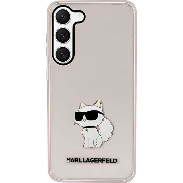 Karl Lagerfeld Klhcs23Shnchtcp S23 S911 RóżOwy/Rosa Custodia Rigida Ikonik Choupette-image