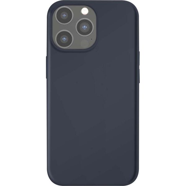Jaym, Custodia In Silicone Premium In Microfibra Per Apple Iphone 13 Pro, Blu-image