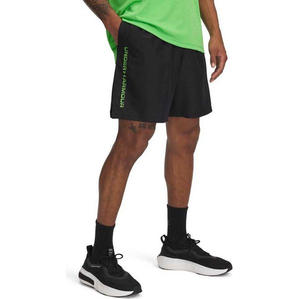 Pantaloncini Under Armour Ua Tech Woven Wordmark - Nero, Taglia:M-image