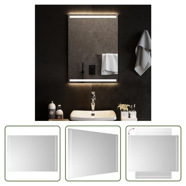 The Living Store Specchio Da Bagno A Led 50X70 Cm-image