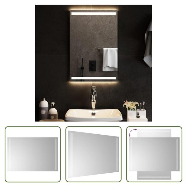 The Living Store Specchio Da Bagno A Led 40X60 Cm-image