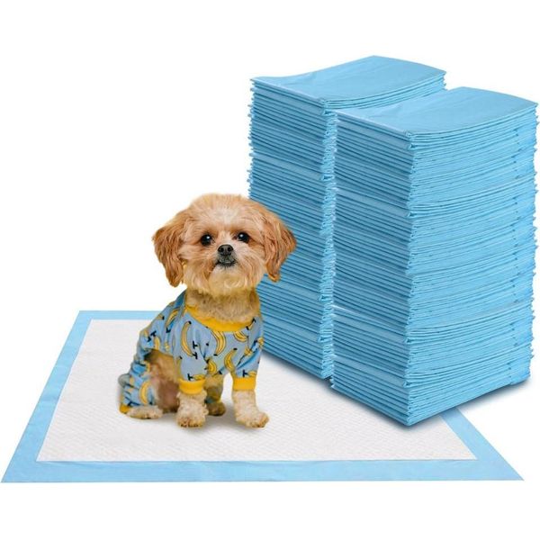 Confezione Da 100 Assorbenti Per Addestramento Per Cani Con Assorbenti Per Cuccioli A Prova Di Perdite A 5 Strati 60 X 60 Cm-image