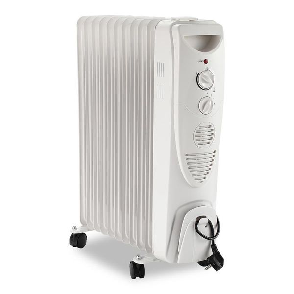 Jopassy 2000W Radiatore Ad Olio Riscaldatore Elettrico Radiatore Ad Olio Riscaldatore Elettrico 11 Alette 3 Impostazioni Di Calore Bianco-image