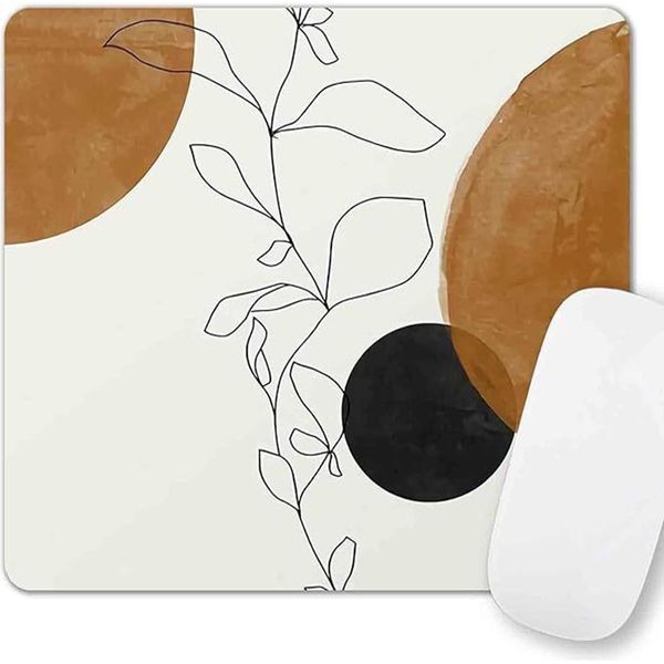 Inf Tappetino Mouse Quadrato Antiscivolo Con Bordo Bloccato - Base Gomma Naturale-image