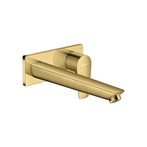 Hansgrohe Fertigmontageset Talis E Up-Waschtisch-Einhebelmischer, Ausl. 225Mm, Pol. Gold Optic (71734990)-image