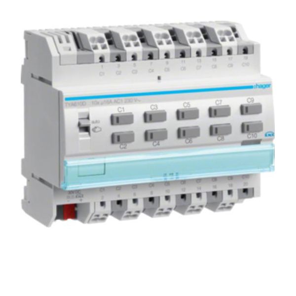 Attuatore Di Commutazione Knx A 10 Pieghe, Attuatore Per Tapparella/Cieca 230V Ac TYA610D-image