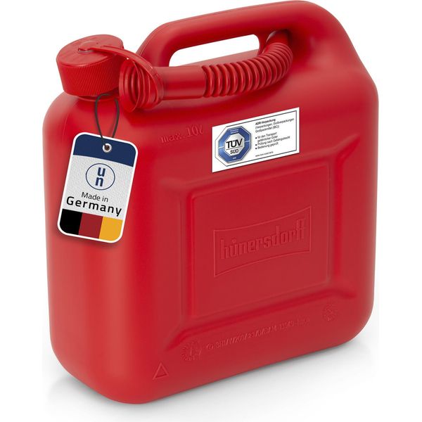 Tanica Per Carburante Tanica Per Benzina Da 10 Litri, Tanica Per Gasolio Rossa-image