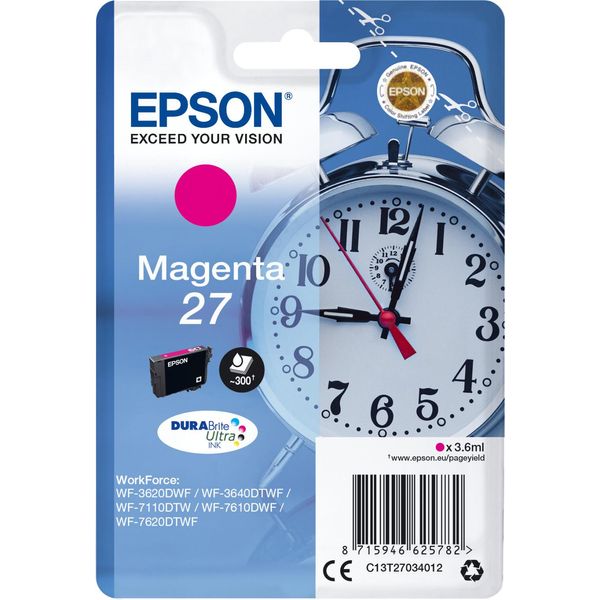 Epson Alarm Clock Cartuccia Sveglia Magenta Inchiostri Durabrite Ultra 27-image