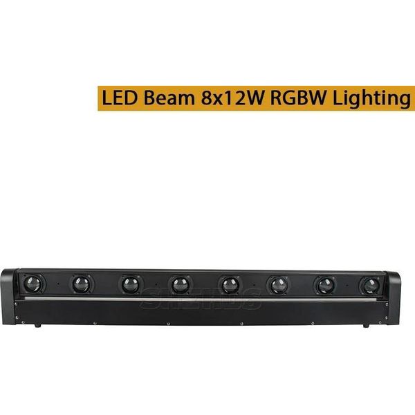 Effetto Faretto Da Palcoscenico, Tecnologia Led Rgbw, Controllabilità Dmx, Fascio Led 8X12W, Spina Ue-image