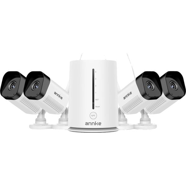 Sistema Di Telecamere Di Sicurezza, Risoluzione 5MP, Capacità Di Visione Notturna, Telecamera 5MP 4Pc-image