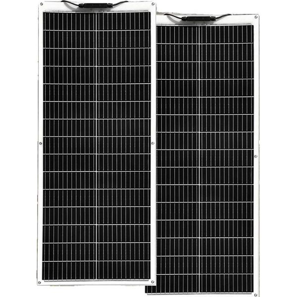 Pannello Solare, Design Flessibile, Alta Efficienza, 2Pcs 100W-image