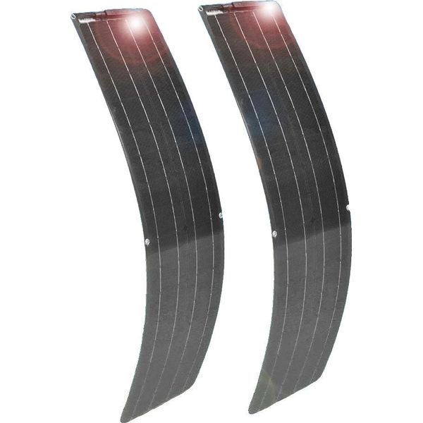 Pannello Solare, Alta Efficienza, Design Semi-Flessibile, Kit Da 100W-image
