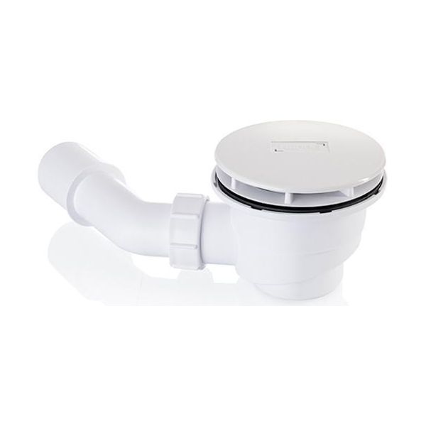 HÜPpe Easystep, Hauteur De Montage 70Mm, Capuchon DéCoulement Angulaire, Pour Receveur De Douche Easystep, Blanc, 215480S55, 215480S55-image