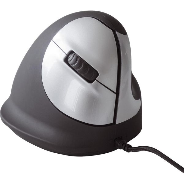 R-GO Tools R-Go Tools Mouse Ergonomico R-Go He Break Con Software Break, Medio (Dimensioni Della Mano 165-185 Mm), Per Destrimani, Con Cavo, Nero-image
