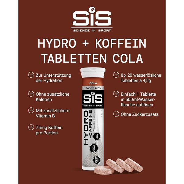 Sis Go Hydro Tablets Cola 4G 20 Unità Argento Argento Taglia Unica-image