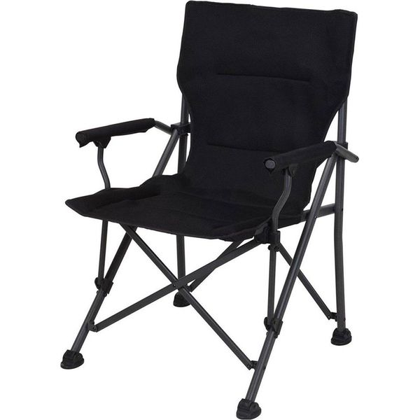 Sedia Da Campeggio Redcliffs Pieghevole Con Bracciolo Nero (1016021)-image