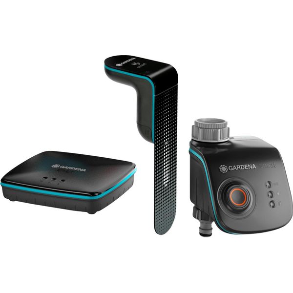Gardena Smart Sensor Control - Set Di Comandi Per L'irrigazione Del Giardino - 3 Pezzi - Adatto Per Filettatura Da 26,5 Mm E 33,3 Mm-image