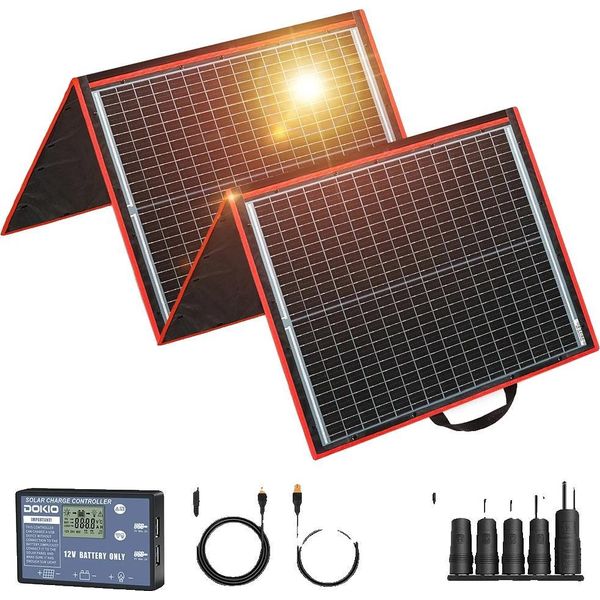 Pannello Solare, Portatile E Pieghevole, Efficiente Generazione Di Energia, 160W-image