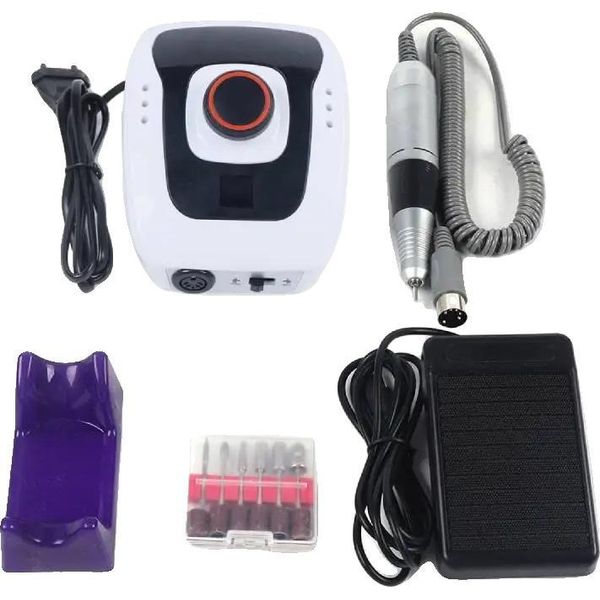 Trapano Per Unghie, Materiale Abs, Velocità Regolabile 0-35000 Giri/Min, Dimensioni 20,1X17,0X9,9 Cm, Peso 1,1 Kg, Compatibilità Universale-image