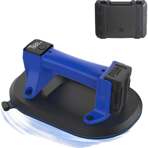Sollevatore Elettrico A Vuoto, Capacità Di Carico 230 Kg, Batteria 3000 Mah, Nero-image