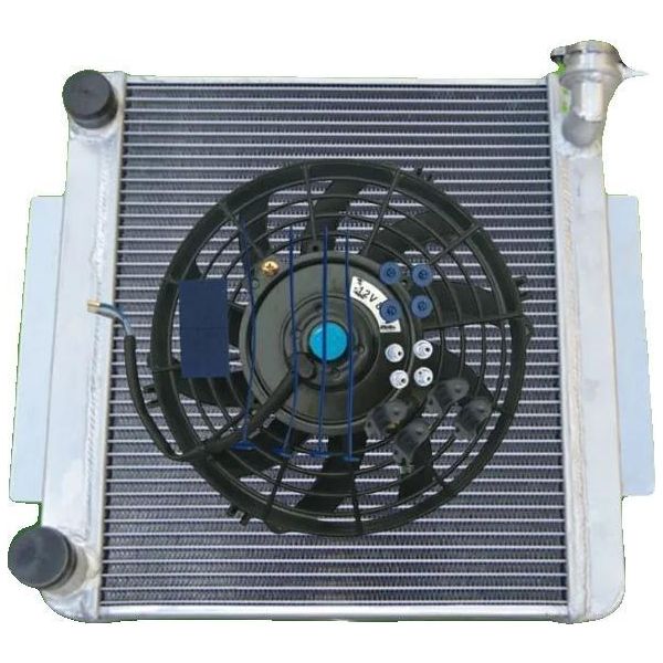 Radiatore, Struttura In Alluminio, Dimensioni Del Nucleo 428 Mm X 340 Mm X 56 Mm, Dimensioni Complessive 435 Mm X 500 Mm X 150 Mm, Dimensione Ingresso 1,38 Pollici, Adatto A Celica Gt TA22 / TA23-image