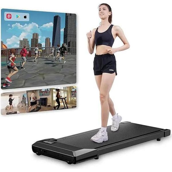 Tapis Roulant, Motore Da 2,2 Cv, Compatto E Multifunzionale, Nero-image