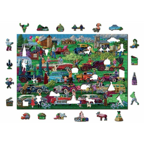 Puzzle In Legno Wooden City Veterani 2In1, 505 Pezzi Eco-image