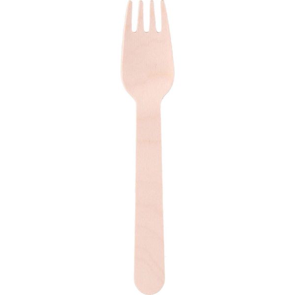 Alpina, Forchette Di Legno Monouso Da 16 Cm Set 50 Pezzi Biodegradabili E Sostenibili, Giallo-Grigio-image