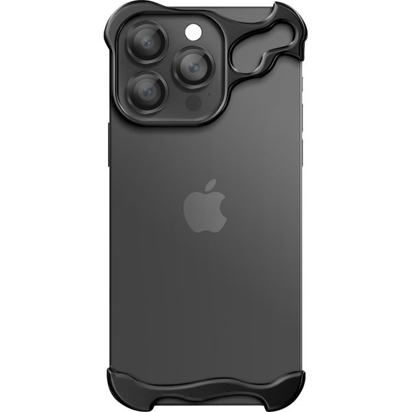 Avizar, Iphone 14 Pro Custodia Bumper Steel Cover Antiurto Antigraffio Tpu, Nero-image