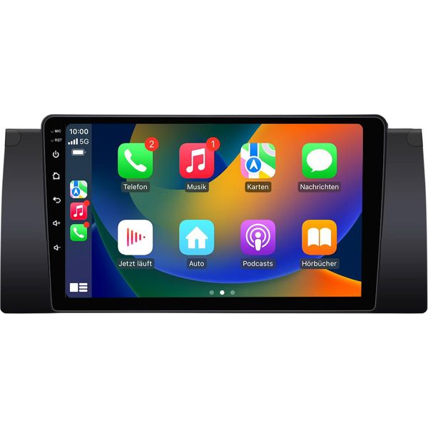 Android Radio 64GB Per Bmw Serie 5 E39 Carplay Navi Controllo Del Volante Bluetooth Rds Wifi Dsp Gps Dab+-image