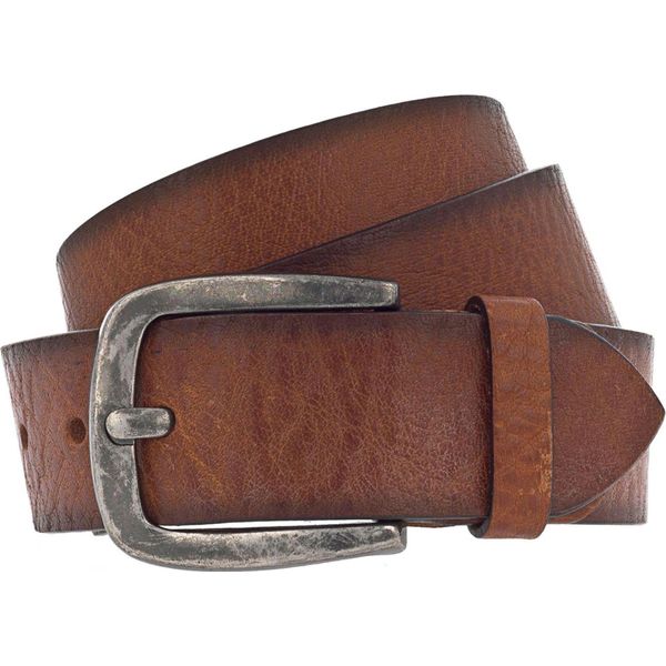 Vanzetti Pelle Cintura Denim Love 40Mm Full Leather Belt W105 Cognac Marrone-image