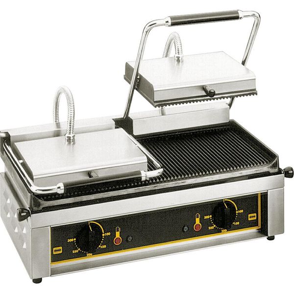 Roller Grill Griglia A Contatto Doppia, 600X385X220 Mm (Lxpxh), 2X 2 Kw-image
